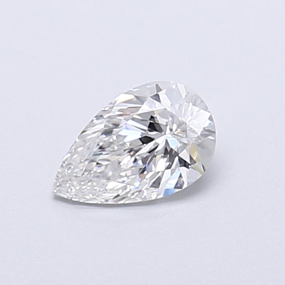 0.51 Carat Pear Shaped, Very Good Cut, E Color, VVS2 Clarity, IGI Certified Lab Grown Diamond
