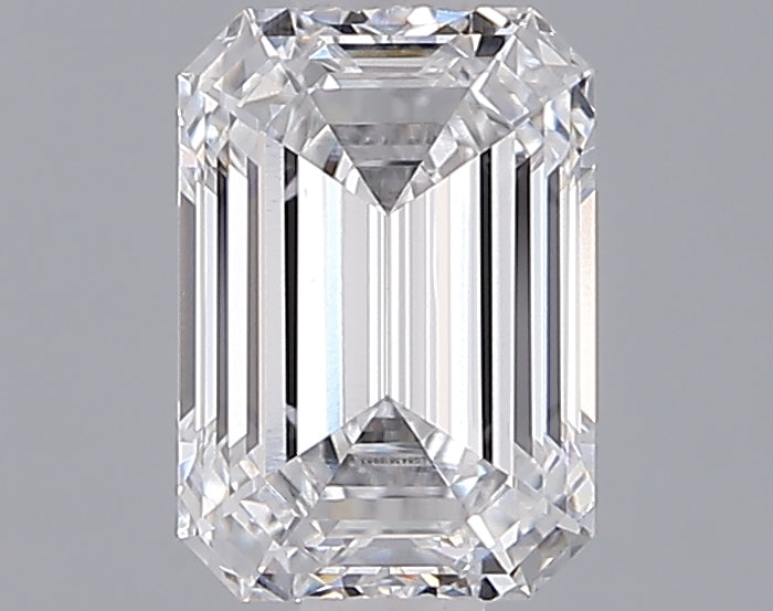1.51 Carat Emerald Shaped, Ideal Cut, D Color, VVS2 Clarity, IGI Certified Lab Grown Diamond