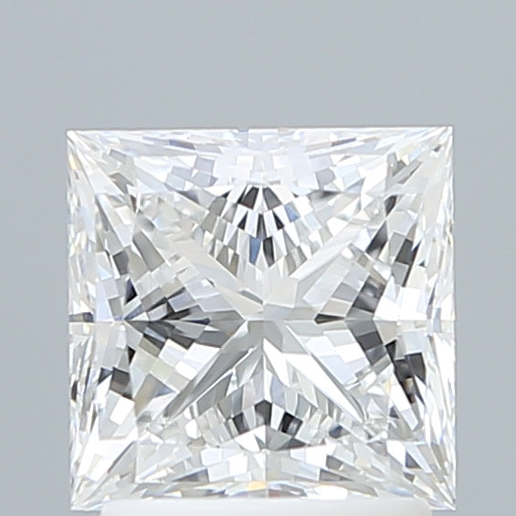 2.02 Carat Princess Shaped, Ideal Cut, D Color, VVS2 Clarity, IGI Certified Lab Grown Diamond