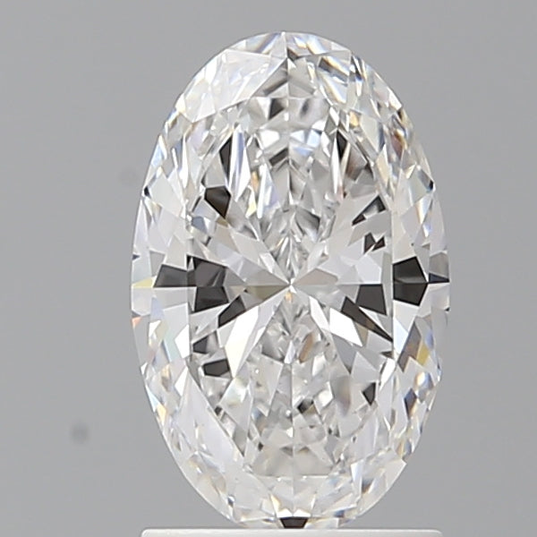 1.54 Carat Oval Shaped, Excellent Cut, E Color, VVS2 Clarity, IGI Certified Lab Grown Diamond