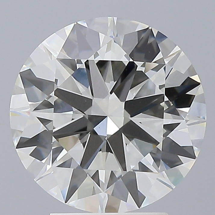 3.55 Carat Round Shaped, Excellent Cut, F Color, VVS2 Clarity, IGI Certified Lab Grown Diamond