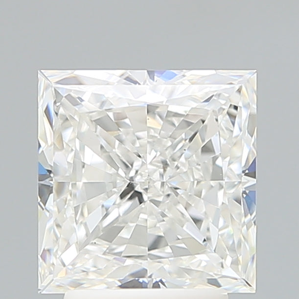 3.24 Carat Princess Shaped, Excellent Cut, E Color, VS1 Clarity, IGI Certified Lab Grown Diamond