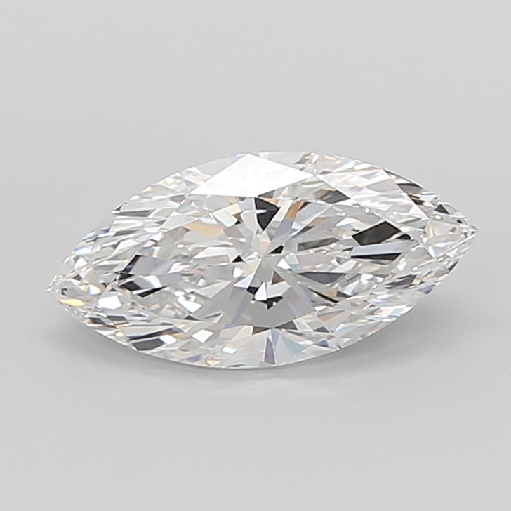 4.06 Carat Marquise Shaped, Ideal Cut, E Color, VVS2 Clarity, IGI Certified Lab Grown Diamond
