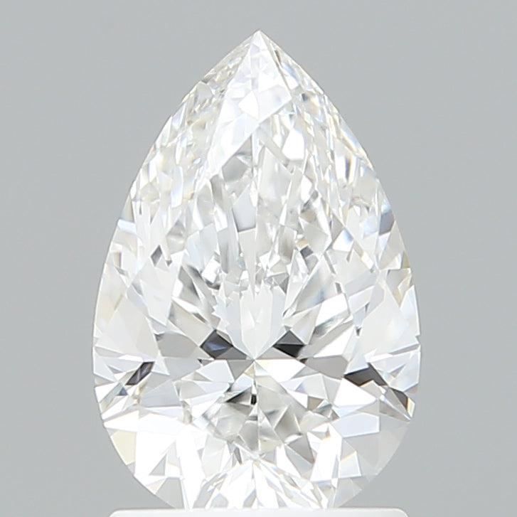 1.55 Carat Pear Shaped, Ideal Cut, E Color, VVS2 Clarity, IGI Certified Lab Grown Diamond