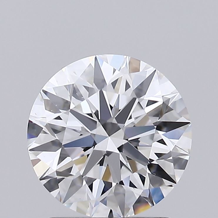 1.52 Carat Round Shaped, Ideal Cut, D Color, VS2 Clarity, IGI Certified Lab Grown Diamond