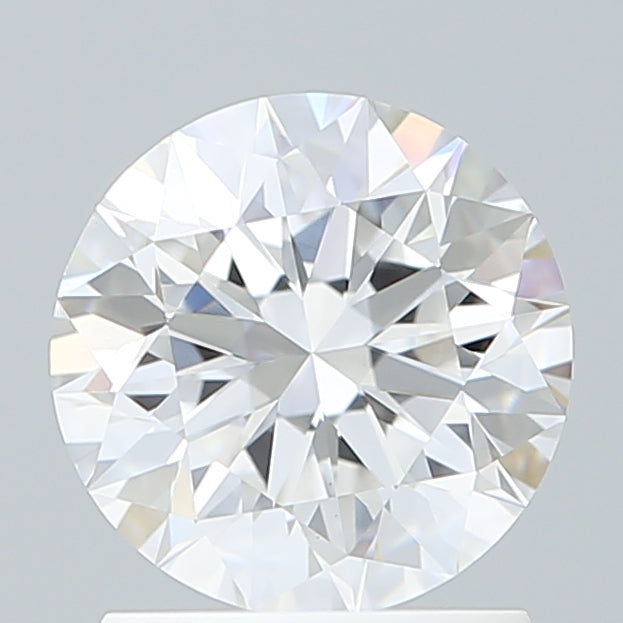 1.53 Carat Round Shaped, Excellent Cut, D Color, VVS2 Clarity, IGI Certified Lab Grown Diamond