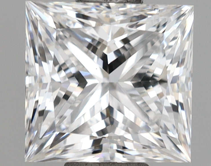 1.00 Carat Princess Shaped, Excellent Cut, D Color, VS1 Clarity, IGI Certified Lab Grown Diamond
