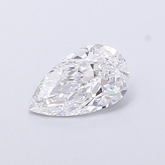0.67 Carat Pear Shaped, Very Good Cut, D Color, VS1 Clarity, IGI Certified Lab Grown Diamond