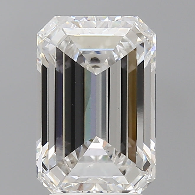 3.52 Carat Emerald Shaped, Ideal Cut, E Color, VS1 Clarity, IGI Certified Lab Grown Diamond