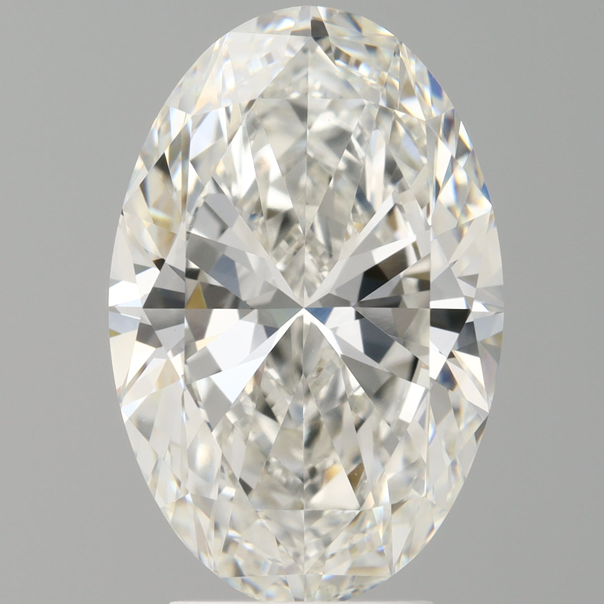 4.09 Carat Oval Shaped, Ideal Cut, F Color, VVS2 Clarity, IGI Certified Lab Grown Diamond