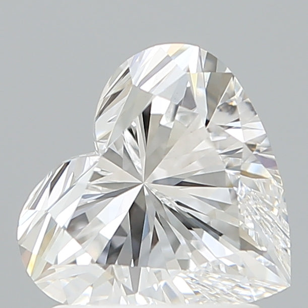 1.60 Carat Heart Shaped, Ideal Cut, D Color, VVS2 Clarity, IGI Certified Lab Grown Diamond