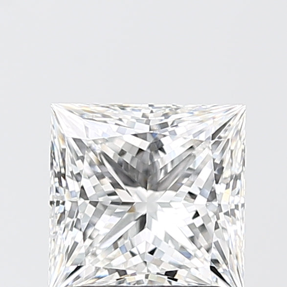 2.05 Carat Princess Shaped, Ideal Cut, D Color, VVS2 Clarity, IGI Certified Lab Grown Diamond