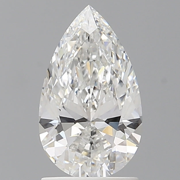 1.52 Carat Pear Shaped, Ideal Cut, E Color, VVS2 Clarity, IGI Certified Lab Grown Diamond