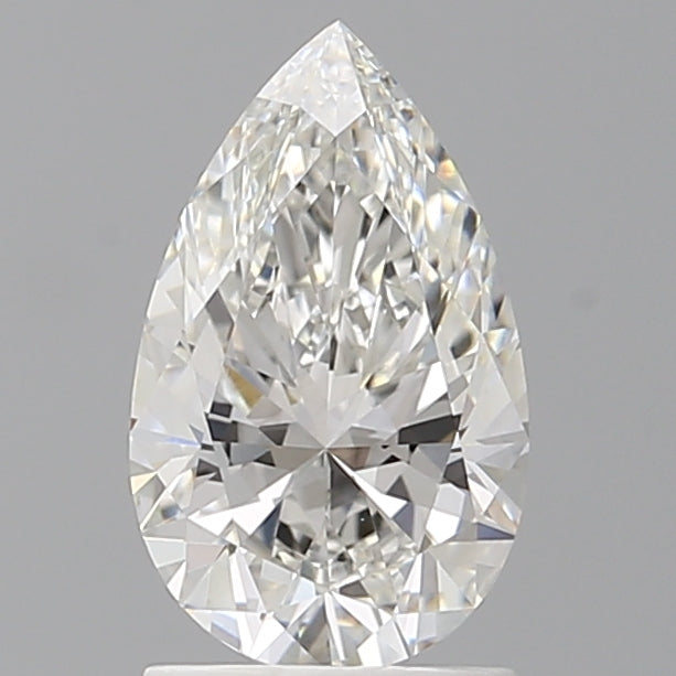 1.54 Carat Pear Shaped, Ideal Cut, F Color, VVS1 Clarity, IGI Certified Lab Grown Diamond