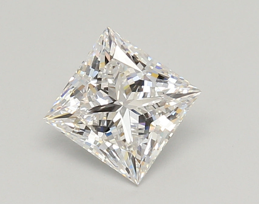 1.33 Carat Princess Shaped, Ideal Cut, D Color, VVS1 Clarity, IGI Certified Lab Grown Diamond