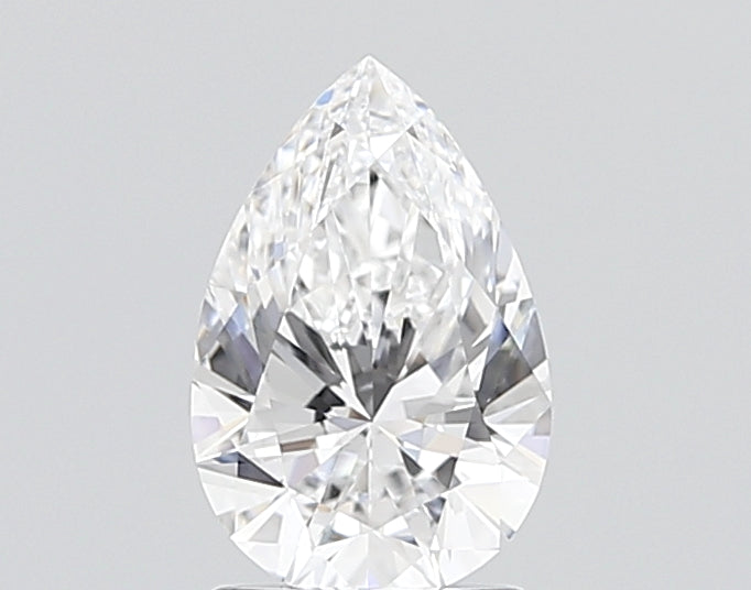 1.44 Carat Pear Shaped, Ideal Cut, D Color, VS1 Clarity, IGI Certified Lab Grown Diamond
