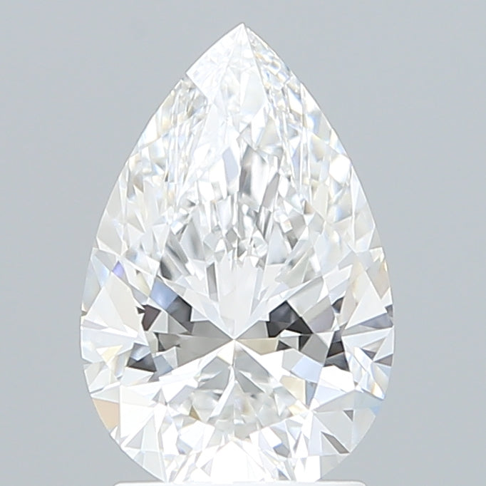 2.10 Carat Pear Shaped, Ideal Cut, D Color, VVS2 Clarity, IGI Certified Lab Grown Diamond