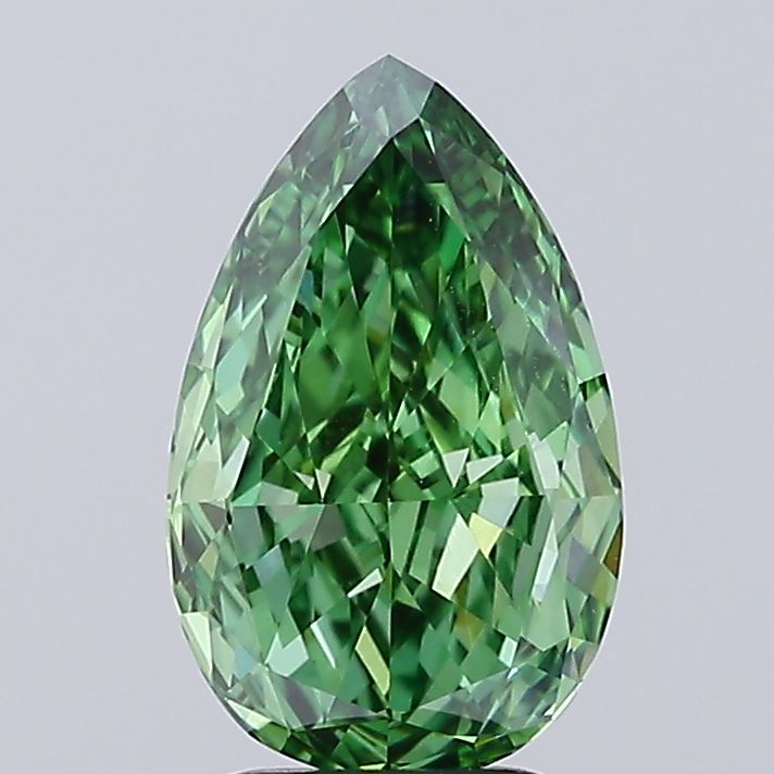 1.54 Carat Pear Shaped, Very Good Cut, VS1 Clarity, IGI Certified Lab Grown Diamond