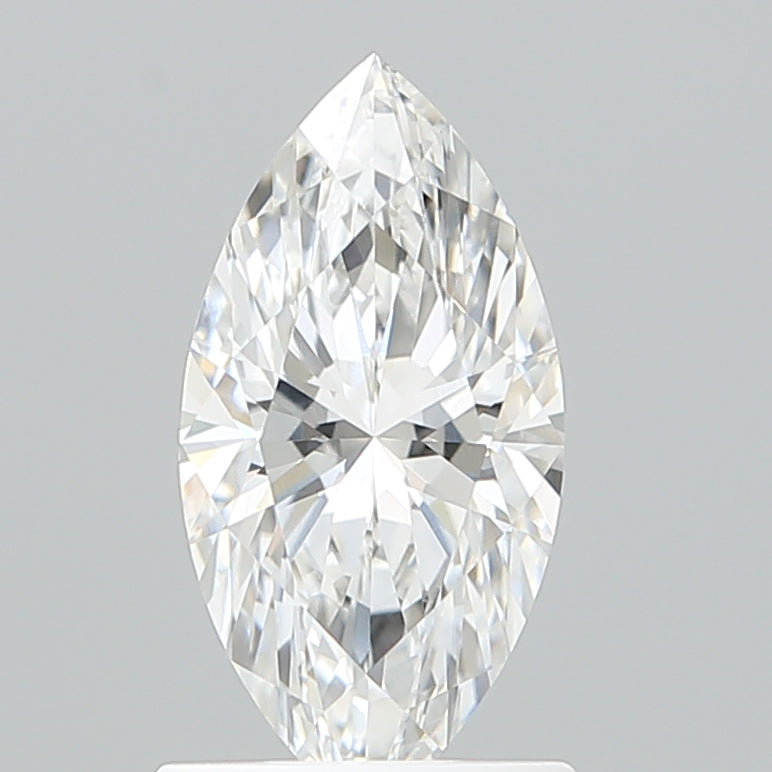 1.10 Carat Marquise Shaped, Ideal Cut, D Color, VVS2 Clarity, IGI Certified Lab Grown Diamond