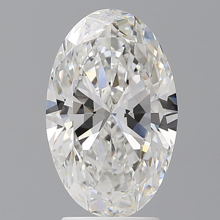 3.05 Carat Oval Shaped, Ideal Cut, F Color, VVS1 Clarity, IGI Certified Lab Grown Diamond