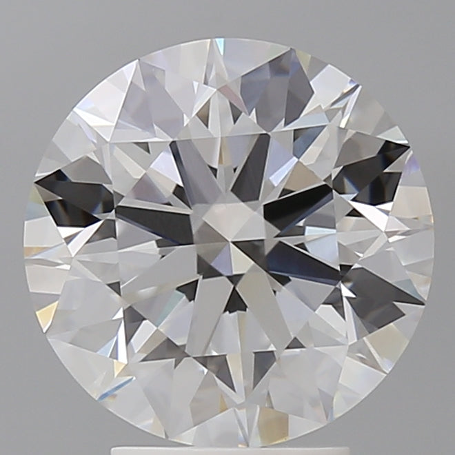 4.09 Carat Round Shaped, Ideal Cut, E Color, VVS2 Clarity, IGI Certified Lab Grown Diamond