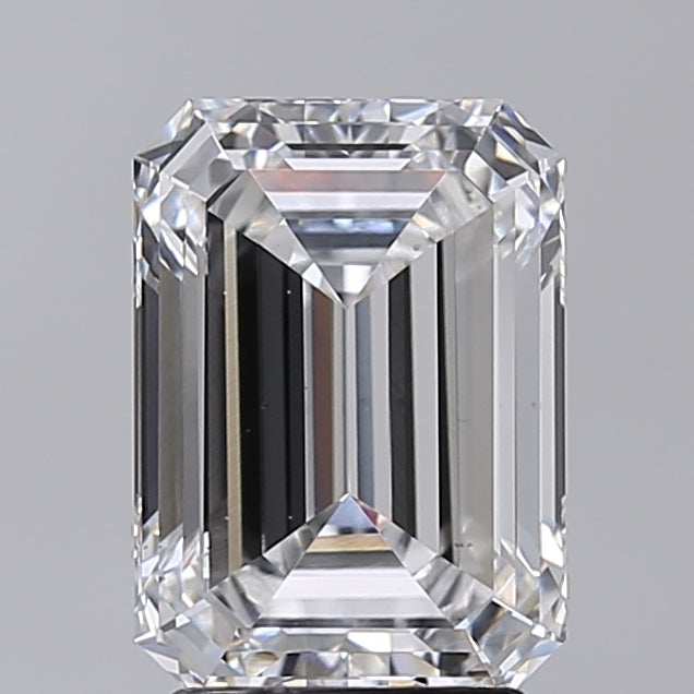 3.01 Carat Emerald Shaped, Excellent Cut, D Color, VS1 Clarity, IGI Certified Lab Grown Diamond