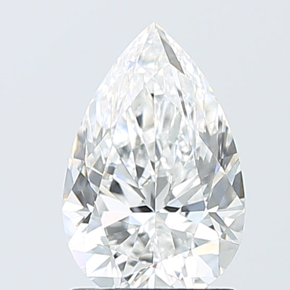 1.54 Carat Pear Shaped, Ideal Cut, E Color, VVS2 Clarity, IGI Certified Lab Grown Diamond