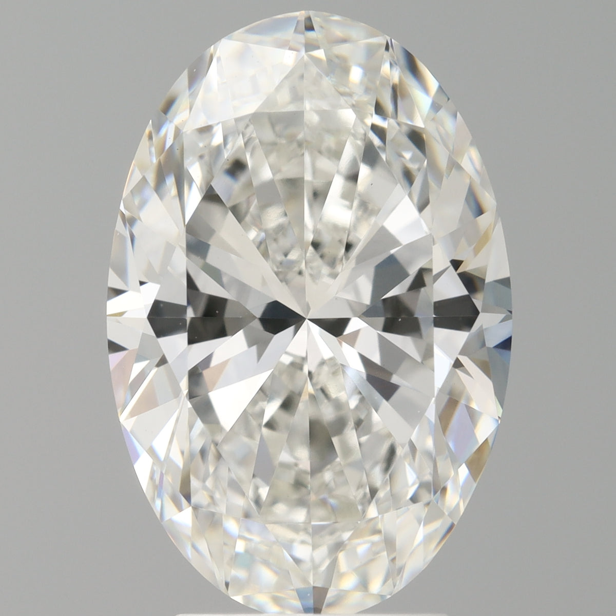 4.06 Carat Oval Shaped, Ideal Cut, F Color, VVS2 Clarity, IGI Certified Lab Grown Diamond