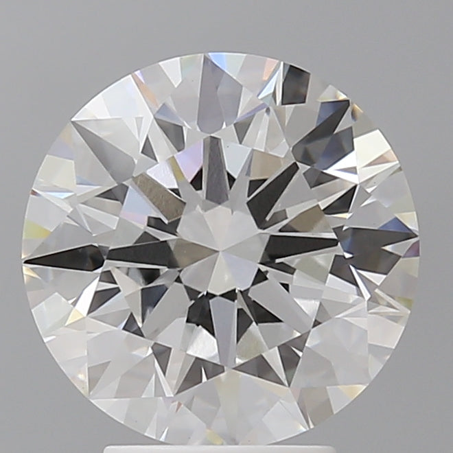 4.04 Carat Round Shaped, Ideal Cut, F Color, VVS2 Clarity, IGI Certified Lab Grown Diamond