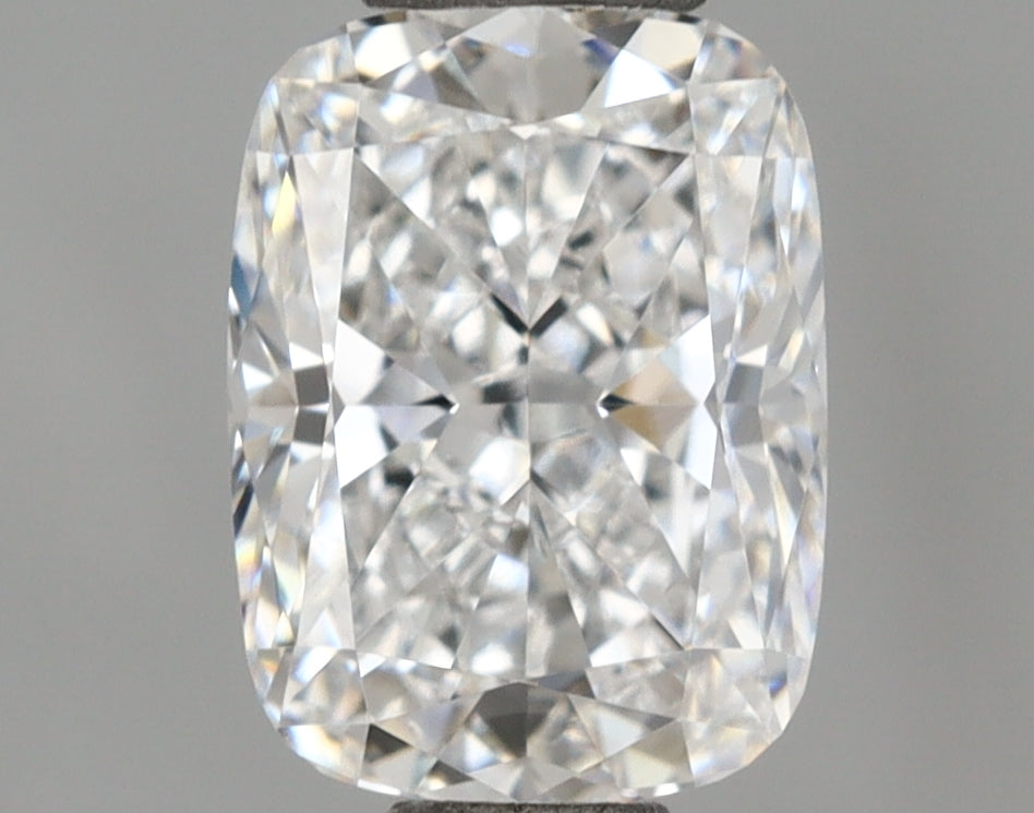 1.12 Carat Cushion Shaped, Ideal Cut, D Color, VVS2 Clarity, IGI Certified Lab Grown Diamond