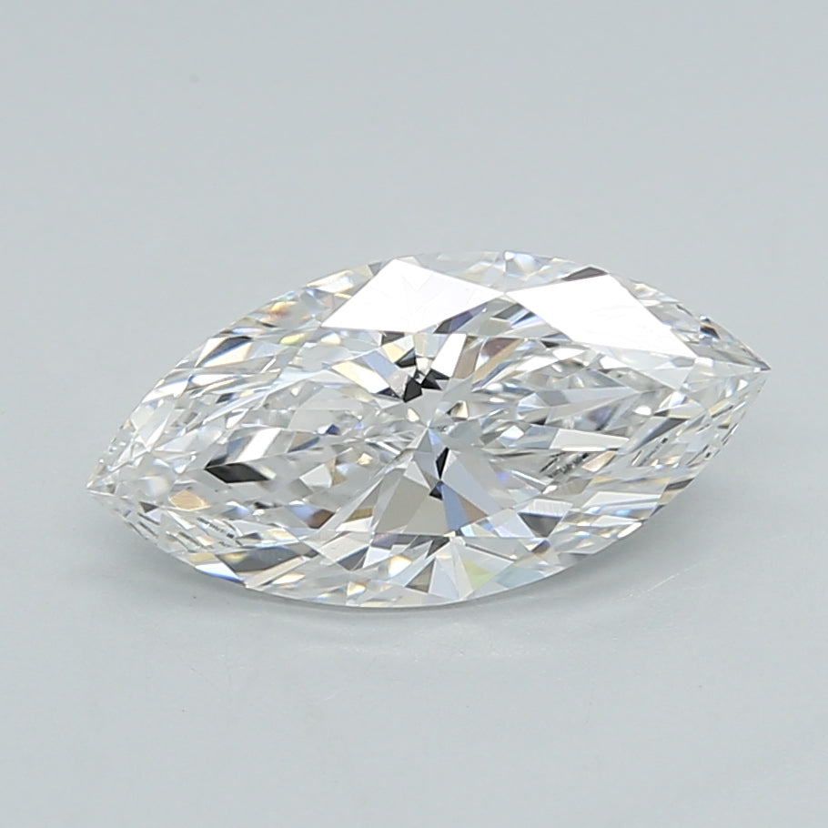 1.50 Carat Marquise Shaped, Ideal Cut, E Color, VS2 Clarity, IGI Certified Lab Grown Diamond
