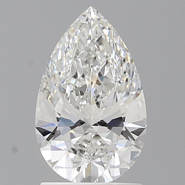 1.58 Carat Pear Shaped, Ideal Cut, E Color, VVS2 Clarity, IGI Certified Lab Grown Diamond