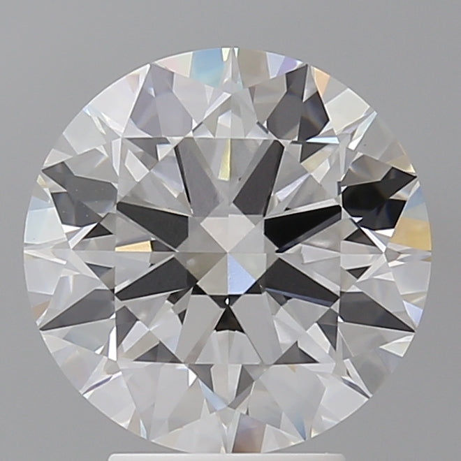 4.09 Carat Round Shaped, Ideal Cut, E Color, VVS2 Clarity, IGI Certified Lab Grown Diamond