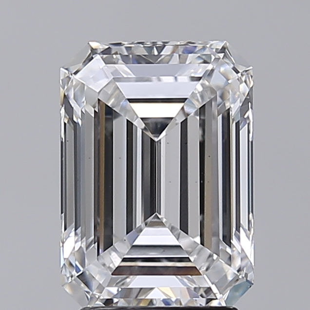 3.02 Carat Emerald Shaped, Very Good Cut, D Color, VS1 Clarity, IGI Certified Lab Grown Diamond