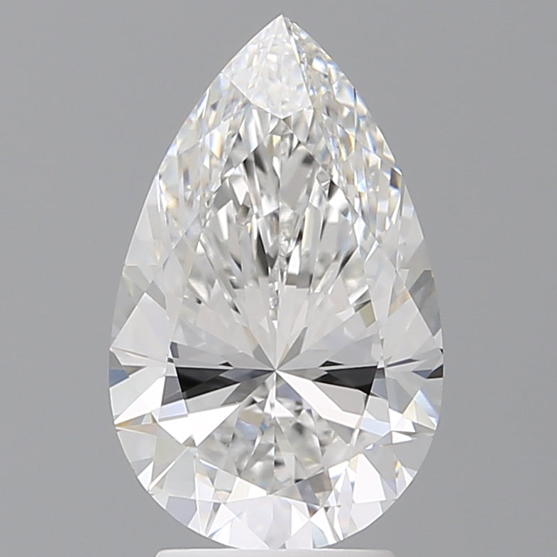 3.53 Carat Pear Shaped, Excellent Cut, E Color, VVS2 Clarity, IGI Certified Lab Grown Diamond