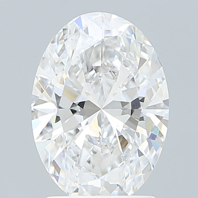 2.11 Carat Oval Shaped, Ideal Cut, E Color, VVS1 Clarity, IGI Certified Lab Grown Diamond