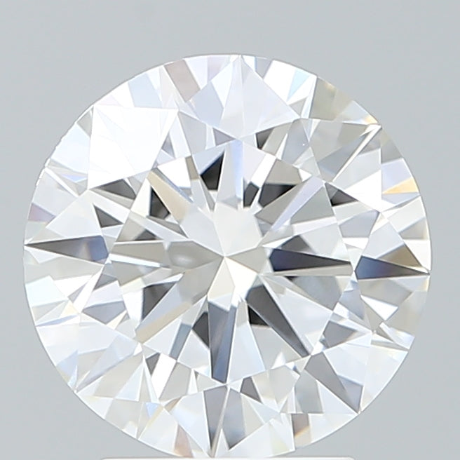 3.19 Carat Round Shaped, Excellent Cut, E Color, VVS2 Clarity, IGI Certified Lab Grown Diamond