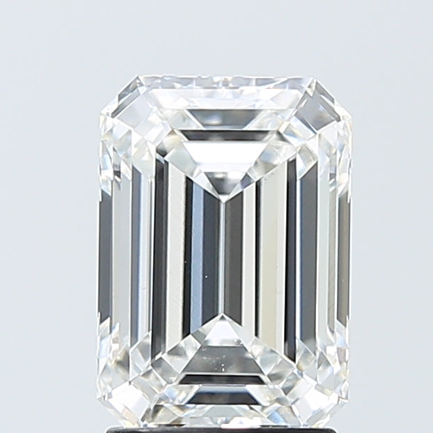 2.50 Carat Emerald Shaped, Ideal Cut, E Color, VS1 Clarity, IGI Certified Lab Grown Diamond
