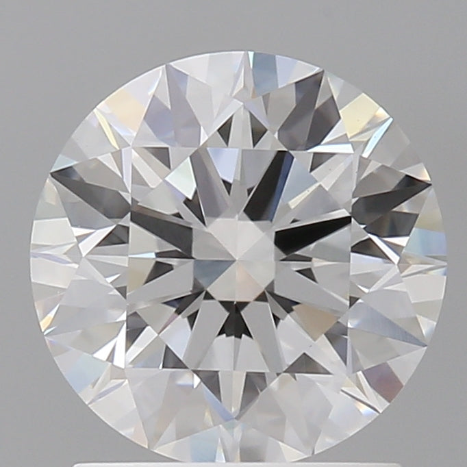 1.59 Carat Round Shaped, Ideal Cut, D Color, VVS2 Clarity, IGI Certified Lab Grown Diamond
