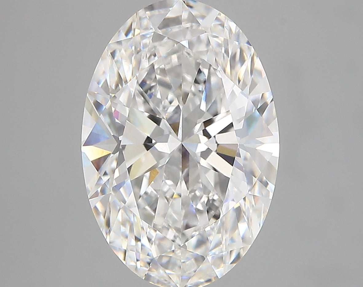 4.66 Carat Oval Shaped, Very Good Cut, E Color, VVS1 Clarity, IGI Certified Lab Grown Diamond