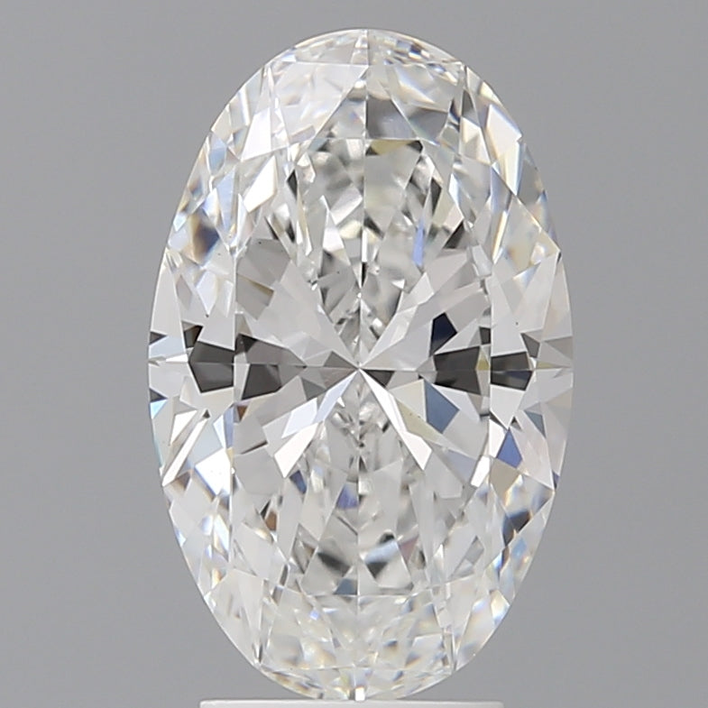 3.60 Carat Oval Shaped, Ideal Cut, E Color, VS1 Clarity, IGI Certified Lab Grown Diamond