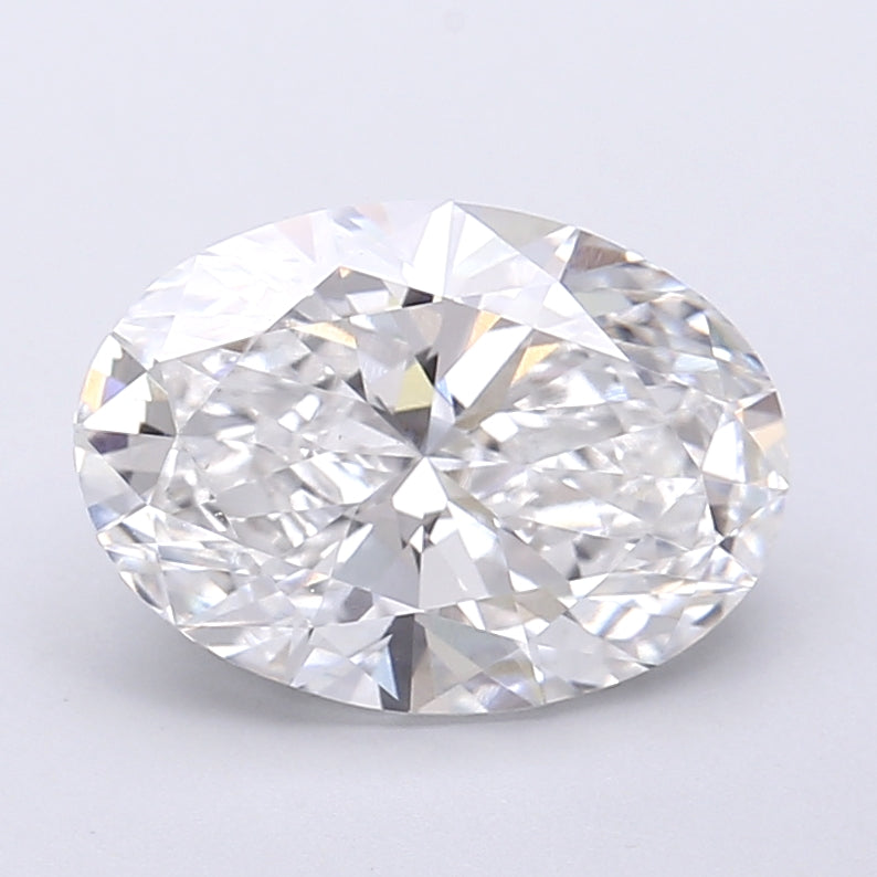 3.01 Carat Oval Shaped, Very Good Cut, D Color, VS1 Clarity, IGI Certified Lab Grown Diamond