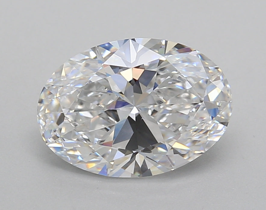 2.02 Carat Oval Shaped, Excellent Cut, D Color, VVS2 Clarity, IGI Certified Lab Grown Diamond