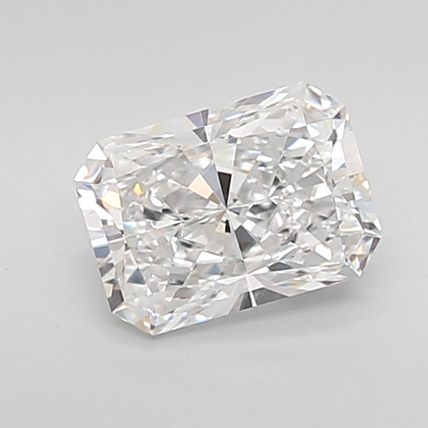 1.51 Carat Radiant Shaped, Excellent Cut, D Color, VS1 Clarity, IGI Certified Lab Grown Diamond