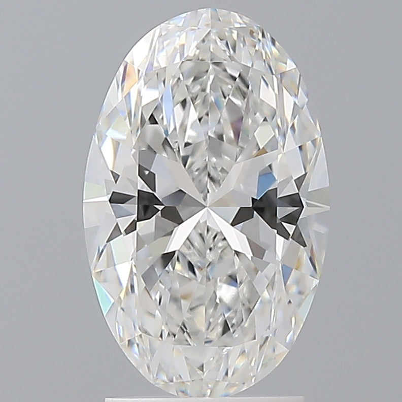 2.55 Carat Oval Shaped, Ideal Cut, E Color, VVS2 Clarity, IGI Certified Lab Grown Diamond