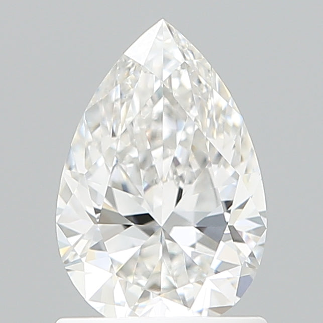 1.07 Carat Pear Shaped, Ideal Cut, F Color, VVS1 Clarity, IGI Certified Lab Grown Diamond
