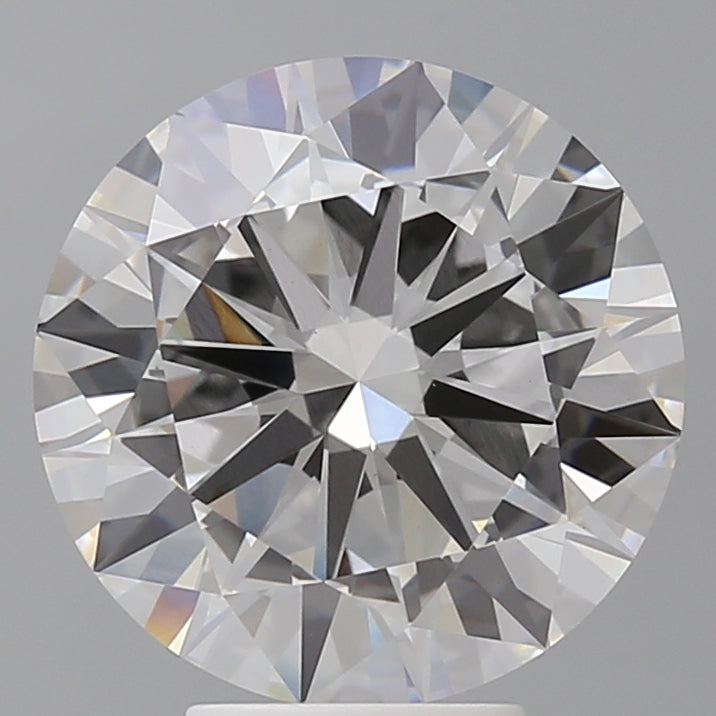 5.55 Carat Round Shaped, Excellent Cut, E Color, VVS2 Clarity, IGI Certified Lab Grown Diamond