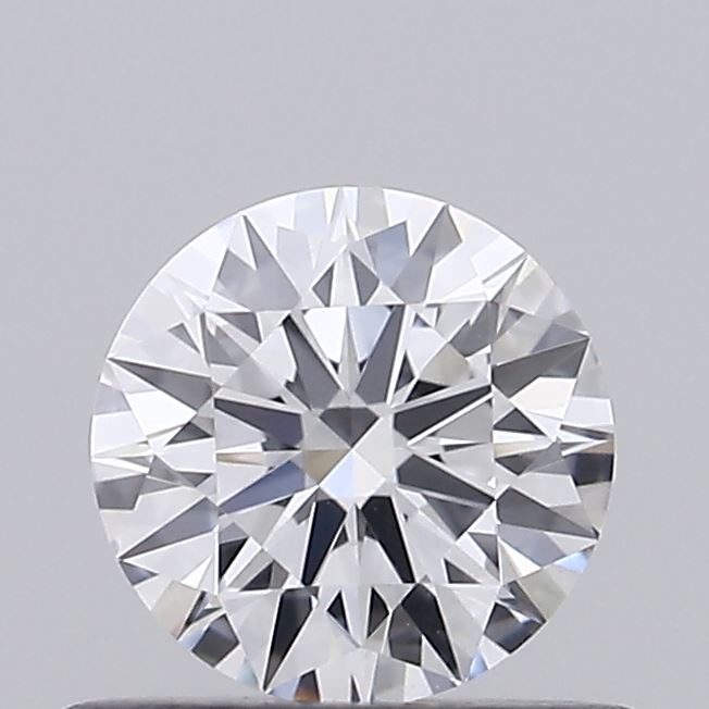 0.53 Carat Round Shaped, Ideal Cut, D Color, VS2 Clarity, IGI Certified Lab Grown Diamond
