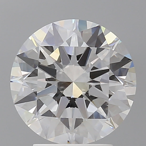 3.04 Carat Round Shaped, Excellent Cut, E Color, VVS2 Clarity, IGI Certified Lab Grown Diamond