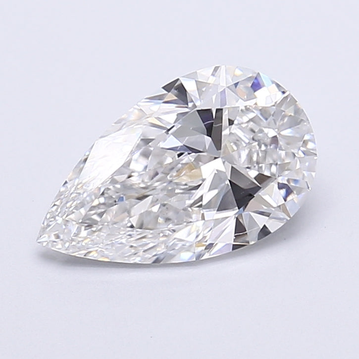 1.80 Carat Pear Shaped, Very Good Cut, D Color, VS1 Clarity, IGI Certified Lab Grown Diamond